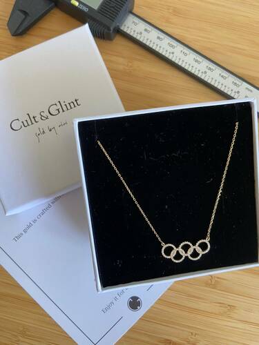 Custom Made 14k Solid Gold Necklace for C.O.