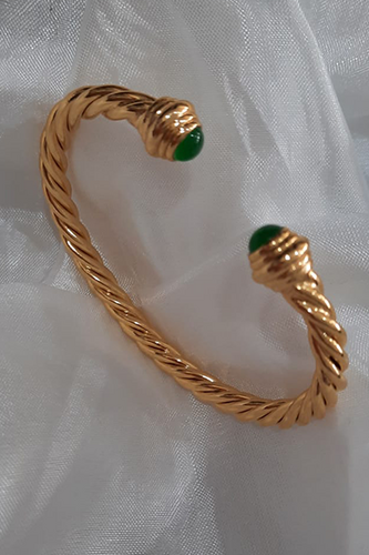 ByNeval Gold Kelepçe Bilezik 