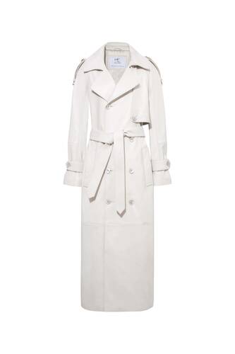 FW25  Leather Trenchcoat  N:9060
