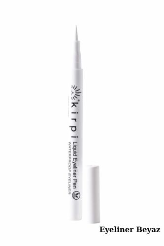 KİRPİ WATERPROOF LİKİT EYELINER 'BEYAZ'