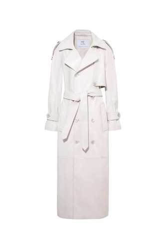 FW25  Leather Trenchcoat  N:9060