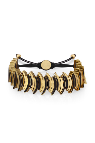 Melon Moon Siyah Mineli Bileklik