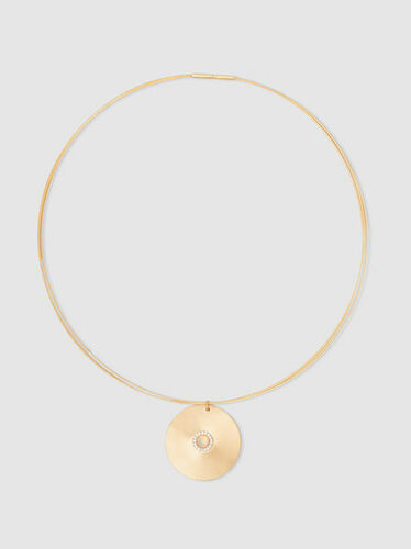 Sun Gold-Plated Opal And Sapphire Choker