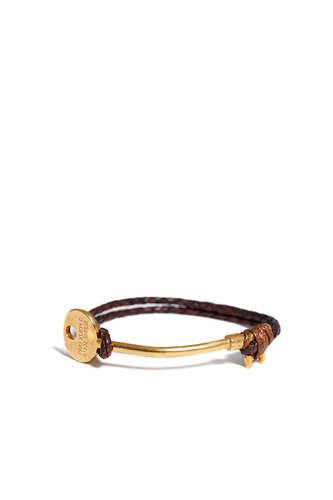 BRIB (Be Ready It's a Bet!) Kahverengi Deri Bileklik